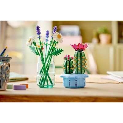 10. LEGO Botanical 11509 Blooming Cactus in a Pot
