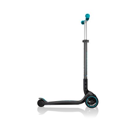 24. Globber Master Prime 3-Wheel Scooter / Black - Teal 664-105