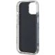 7. DKNY IML Checkered Mono Pattern case for iPhone 15 Plus / 14 Plus - black