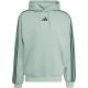 2. Men's adidas Essentials 3-Stripes Fleece Hoodie light green KY4172