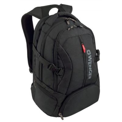 4. WENGER transit 600636 laptop backpack (16"; black)
