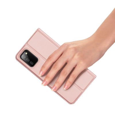 7. Dux Ducis Skin Pro Bookcase type case for Samsung Galaxy A03s pink