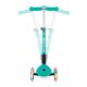 8. 3-wheel scooter Globber Foldable Lights Emerald Green Jr 437-107
