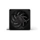 7. Alphacool Apex Stealth Metall Computer Case Fan 12 cm Black 1 pc.
