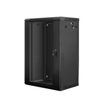 Lanberg WF01-6418-10B 18U wall-mounted cabinet in black