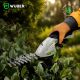 10. Cordless 2-in-1 hedge and grass trimmer, 7.2 V, 120 mm cutting, USB-C, W23320 WUBER
