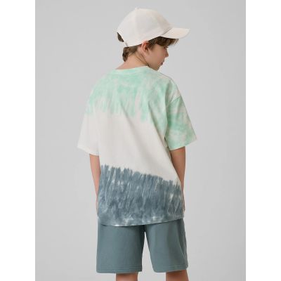 2. Boy's cotton T-shirt 4F 4FJRSS26TTSHM4172-90A