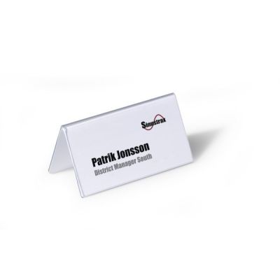 4. Durable 805119 ID Tag Clear PVC
