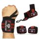 Elastic Wrist Supports/Grips | Black/Red