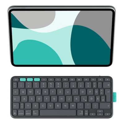 5. Logitech Flip Folio QWERTZ German Bluetooth Graphite
