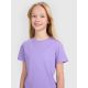 4. Girls' regular printed T-shirt 4F 4FJWSS25TTSHF2176-51S