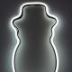 11. NEON SNOWMAN WHITE 81 LED BATTERY-OPERATED 14.5x96CM LUCA
