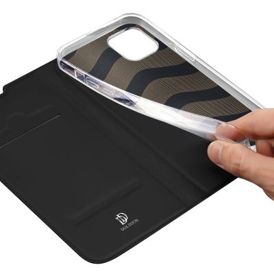 7. Dux Ducis Skin Pro Holster Flip Cover for iPhone 14 Plus black