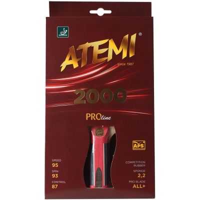 New Atemi 2000 Pro Concave Table Tennis Bat