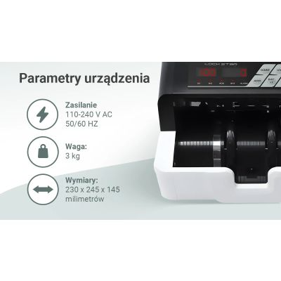 10. Extralink LockStar MG X-300 | Professional banknote counter | UV, IR