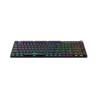 2. I-BOX AURORA K-6 RGB MECHANICAL KEYBOARD, RED SWITCH, LOW PROFILE GAMING