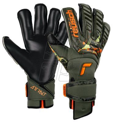 10. Reusch Attrakt Duo Evolution Adaptive Flex M 53 70 055 5555 goalkeeper gloves