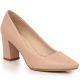 7. Women's nude pumps with a block heel Sergio Leone PB414