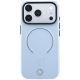3. Mercedes Leather 3D MagSafe Case for iPhone 18 Pro / 17 Pro - Blue