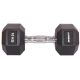 4. HEX RUBBER Dumbbell 10 KG ENERO FIT