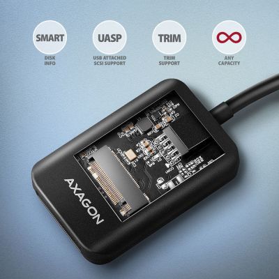 4. AXAGON ADM2-CM USB3.2 Gen 2 M.2 Adapter
