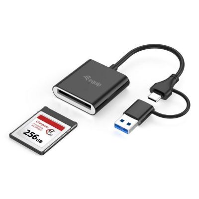 2. Equip 245461 USB 3.2 Gen 2 (3.1 Gen 2) Type-C Card Reader Black