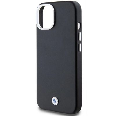 6. BMW Signature Wrapped Metal MagSafe Case for iPhone 15/14/13 - Black