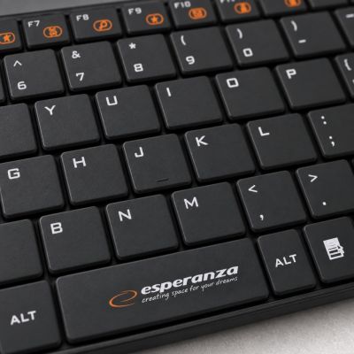 10. Esperanza EK122K keyboard + mouse set (USB 2.0; (US); black; laser)