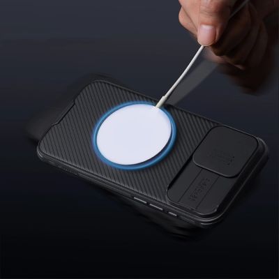 15. Nillkin CamShield Pro Magnetic Case for iPhone 16 Pro - black