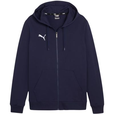 Puma teamGoal Casuals Hooded Kids' Sweatshirt Navy Blue 658596 06