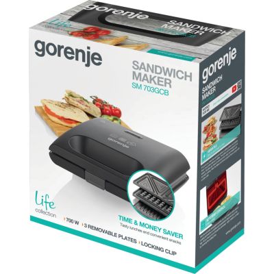 14. Gorenje SM703GCB 700 W Black