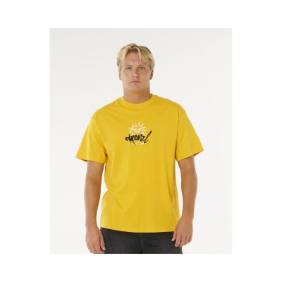 RIP CURL Inner Visions Rotten Sun Tee Yellow