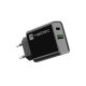 8. NATEC RIBERA USB-A + USB-C 20W POWER DELIVERY CHARGER BLACK NUC-2062