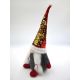 24. DECORATIVE gnome with magic sequins 35cm gray