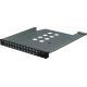 11. Inter-Tech IPC 2U-2408 Rack Black, Stainless Steel