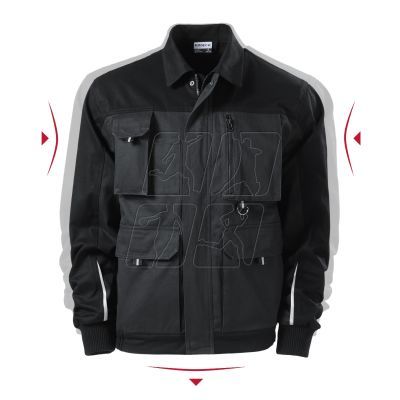 4. Rimeck Woody M MLI-W5194 ebony gray jacket