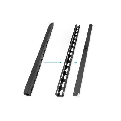 2. Digitus Vertical cable organizer (duct) 42U 1865x93x82mm, black, set of 2