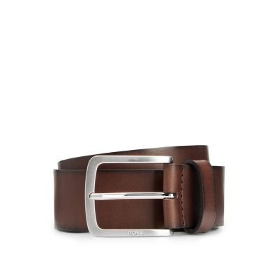 Boss Informal Jor-V_Sz40 men's belt made of genuine leather with a metal buckle