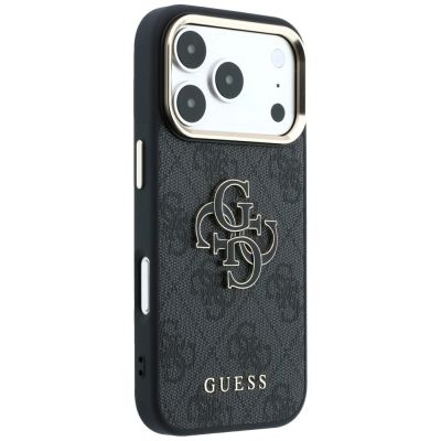 4. Guess 4G & Big Resin Logo Case for iPhone 17 Pro Max / 18 Pro Max - Black