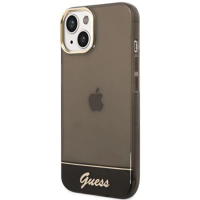 2. Guess GUHCP14SHGCOK iPhone 14 6.1 "black / black hardcase Translucent