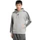 Men's adidas Essentials 3-Stripes French Terry Hoodie Gray KY4202