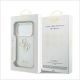 8. Guess IML 4G Script Metal Case for iPhone 17 Pro / 18 Pro - White