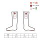 7. GLOVII HEATED SLIPPERS WITH SOCKS, SIZE 36-43, NORWEGIAN PATTERN, BATTERIES AND CHARGING CABLE INCLUDED, GQ4M
