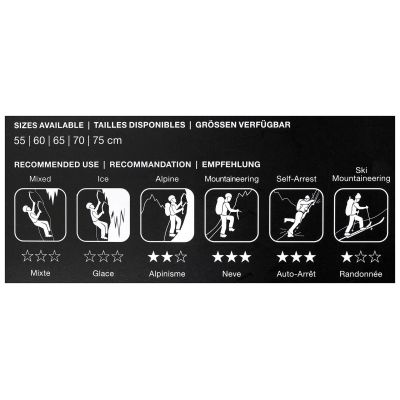 8. Black Diamond Raven Ice Ax 65 CM