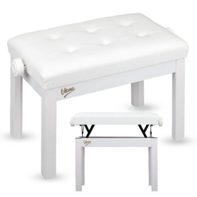 V-TONE PB3 WH piano keyboard bench white tapi