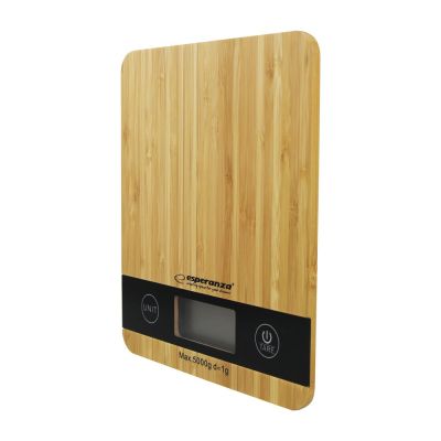 3. Esperanza Bamboo EKS005 kitchen scale (beige)
