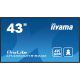 2. Iiyama 43 LH4360UHS-B2AG HDMI USB monitor - 107.9 cm - 42.5"