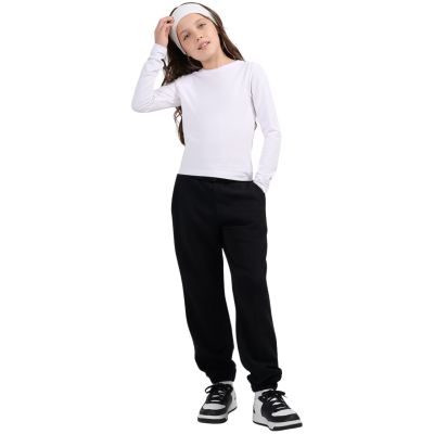 6. Girls' trousers 4F CAS F1189 deep black 4FJWMM00TTROF1189 20S