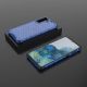 13. Honeycomb Case armor cover with TPU Bumper for Samsung Galaxy S21+ 5G (S21 Plus 5G) blue