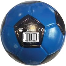 PU FOAM BALL 15CM BLUE BLACK ENERO